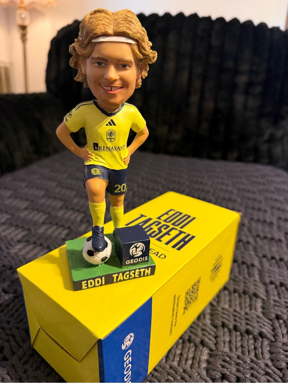 Eddi Tagseth Soccer Bobblehead collectible action Figure Nashville SC